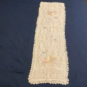 Embroidered doily